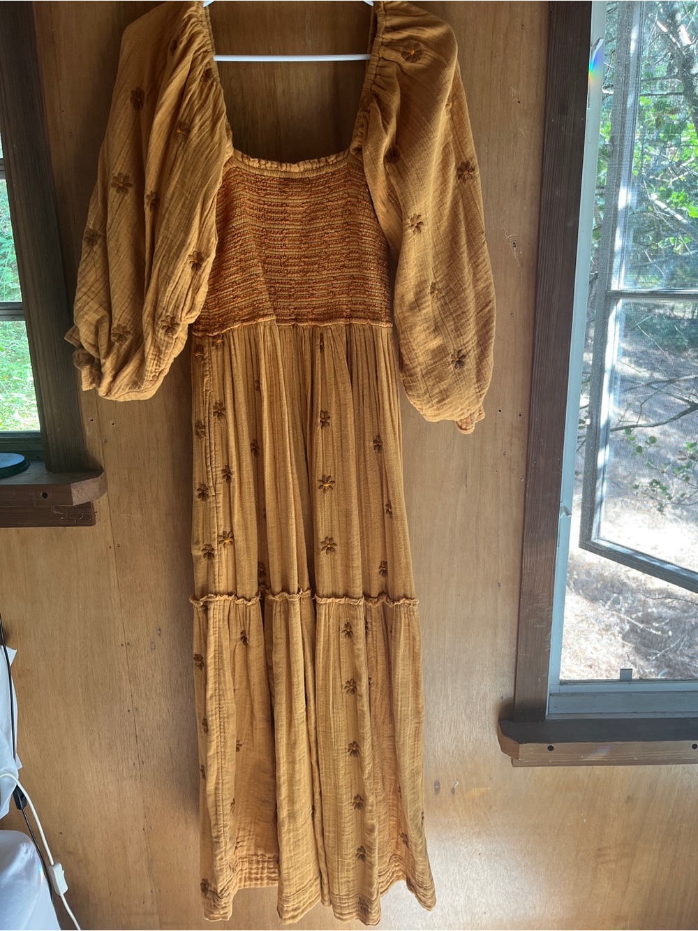 Free People Dahlia Embroidered Maxi Dress Small - Picture 3 of 5